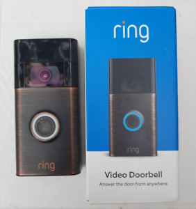 Ring Video Doorbell (2nd Gen) Venetian Bronze Wireless Rechargeable Night Vision