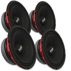 4 x American Bass Hawk 6.5 2000 Watt 4 Ohm Pro Car Audio Midrange Speakers