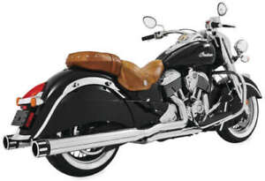 Freedom Performance True Duel Header Exhaust System, Chrome IN00034 47-3120 (For: Indian Roadmaster)