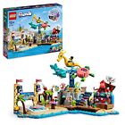 LEGO 41737 Friends Beach Adventure Park, 4 Play Figures, Carousel, Shooting House