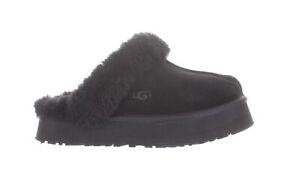 UGG Womens Disquette Black Mule Slippers Size 7 (4861164)