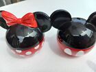Disney Mickey and Minnie,Salt and Pepper Shakers,Red&Black,New