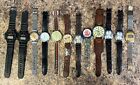 ESTATE FIND 12 WATCH LOT - ELMO LION KING TIMEX WINSTON - FOR PARTS OR REPAIR