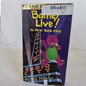 New ListingBarney Live In New York City VHS Tape Radio City Music Hall