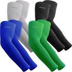 4 Pairs UV Sun Protection Arm Sleeves for Men & Women - Tattoo Cover Up - UPF 5