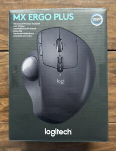 Logitech MX ERGO Plus Advanced Wireless Trackball Mouse W/ Wedge 910-005178 NEW