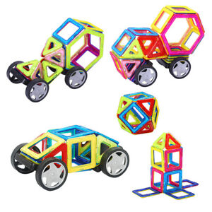 57 Pcs Magnetic Building Blocks Children Kids Toys Game Enlighten Puzzles Gift