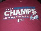 Mens Medium Colorado Avalanche  Championship Shirt Nhl