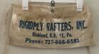 Vintage RIGIDPLY RAFTERS INC. RICHLAND RD. PA. Nail Apron