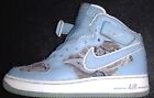 Size 8 - Nike Air Force 1 Mid Blue/Paisley Womens * Rare
