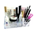 Vanity Organizer Acrylic Clear Cosmetic Lipstick Brush Makeup Stand Storage Case