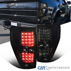 FIt 09-14 Ford F150 Pickup Smoke LED Tail Lights Tinted Rear Brake Parking Lamps