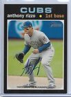 2020 TOPPS HERITAGE REAL ONE ANTHONY RIZZO AUTOGRAPH AUTO CHICAGO CUBS
