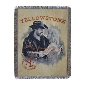 Yellowstone Northwest Rip and Beth Woven Tapestry Throw