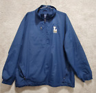 Lasalle Golf Jacket Men's XL Blue  1/4 Zip Pullover Windbreaker Port Authority