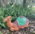 Vintage Empire Christmas Nativity Camel Plastic Lighted Blow Mold W/Cord