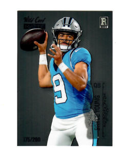 BRYCE YOUNG 2023 WILD CARD MATTE ROOKIE RC #BC-BY 175/200 $25.00 PANTHERS MINT