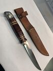 Vintage Estwing USA Sportsman Hunting Fishing Fixed Blade Knife With Sheath