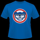 New Chicago Cubs Harry Carey Glasses Holy Cow Wrigley Field T-shirt