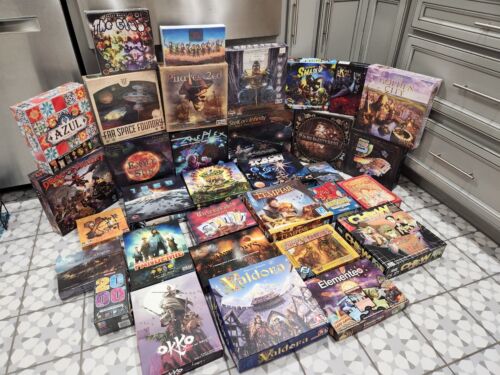 Huge rare adult Board Game Lot 30+ games many brand new space fantasy strategy