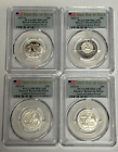 2023 PCGS Silver 4 Quarter Set PR 70 First Day of Issue Lmt Edition