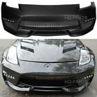 Fits 03-09 Nissan 350z to 370z Conversion NIS Style Front Bumper Cover With LED (For: Nismo)