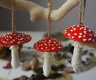 Mushrooms ornaments Fly agaric Amanita hanging decorations, mushrooms home decor