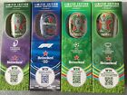 Set 4 Limited Edition Heineken Champions League F1 And Champions Cup Glasses