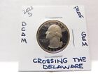 New Listing2021 S DCAM GEM PROOF  Crossing the Delaware Quarter-From  Mint Proof Set-Clad