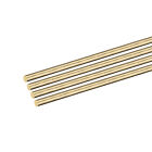8Pack 3mm x 400mm Brass Solid Round Rod Brass Rod  Lathe Bar Stock for RC Model