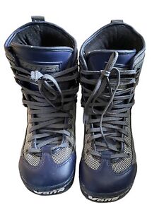Vans Snowboard Boots Size 9M Snow Board Boot Blue & Grey Whistler
