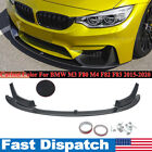 M Performance Front Bumper Lip Splitter For BMW F80 M4 F82 F83 M3 2015-2020