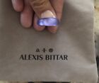 100% Authentic Rare Alexis Bittar Purple Lucite Band Ring