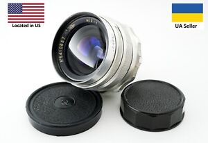 Early silver Grand Prix Brussel Mir-1 2.8/37 wide-angle lens M39/M42 mount SLR