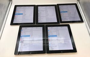 Lot of 5 Apple iPad 2 16GB Wi-Fi A1395 9.7
