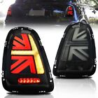 VLAND For 2007-13 Mini Cooper R56 R57 R58 59 SMOKED LED Tail Lights W/Animation (For: More than one vehicle)