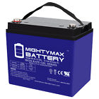 Mighty Max 12V 35AH GEL Battery Replacement for Cart-Tek GRX1200R Push Cart