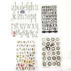 Alphabet Clear Photopolymer Cling Stamp Sets Lot of 4 Card Making Scrapbooking