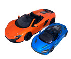 diecast car Motormax 79326 McLaren orange 650S spider 1:24 blue 5403D 1:36 720S