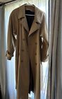 tan trench coat size large