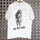 SONIC YOUTH FLOWER Mens T-Shirts Size L 80-90's Vintage Rare