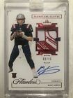 2021 FLAWLESS MAC JONES SIGNATURE GLOVES RUBY PATCH AUTO RC ROOKIE /15 SSP