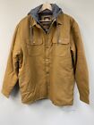 Dickies TJ213BD Mens Brown Long Sleeve Relaxed Fit Hooded Work Jacket Size L