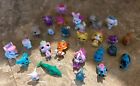 Lot of 25 Random Small Figurines Toys Including Palace Pets Animals Miniature