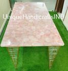 Pink Rose Quartz Table / Rose Quartz vanity Top / Rose Quartz Countertop Slab