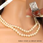 Ming's Double Strand Cultured Pearls 7.5-8mm with 14K White Gold Clasp, 20/21
