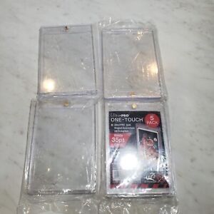 Ultra Pro One-Touch Magnetic Card Holder 35pt Point - Lot of 4