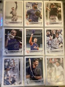 2017/2018/2019/2020/2021/2022 TOPPS SP Photo Variations- CHOOSE 15 from 140+