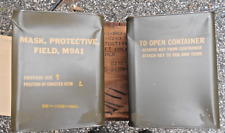 Field M9A1 Protective Gas Mask In Unopened Tin Can