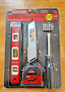 New ListingCraftsman 9 Piece Tool Set NOS 1990's Made in USA